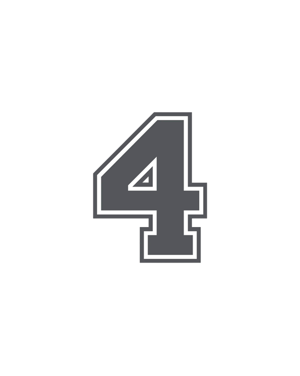 Bogg® Bit  - Number "4"