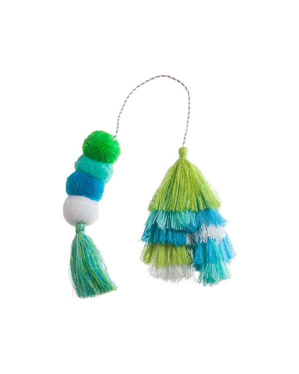 Bogg® Bag Bauble - Seaweed Double Tassel