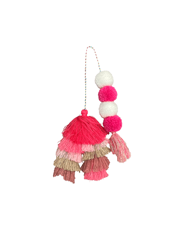 Bogg® Bag Bauble - Straw Market Double Tassel