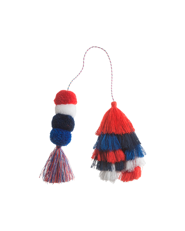 Bogg® Bag Bauble - USA Double Tassel