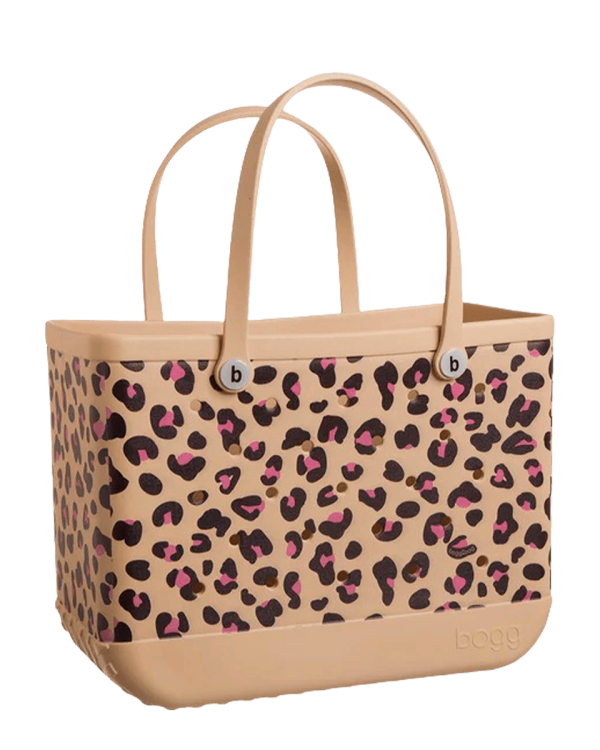Original Bogg Bag - wild child PINK leopard
